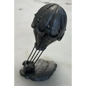 Vintage Pewter Hot Air Balloon